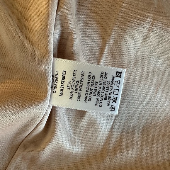 NWOT Lush Striped Multi-color Wrap Dress - Picture 5 of 6